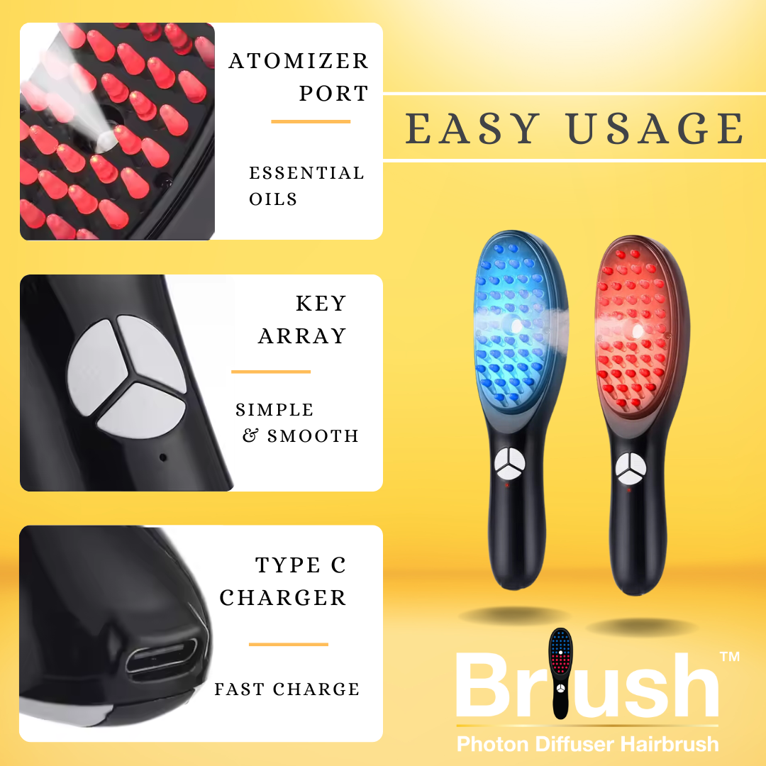 The Briush™ Photon Diffuser Hairbrush